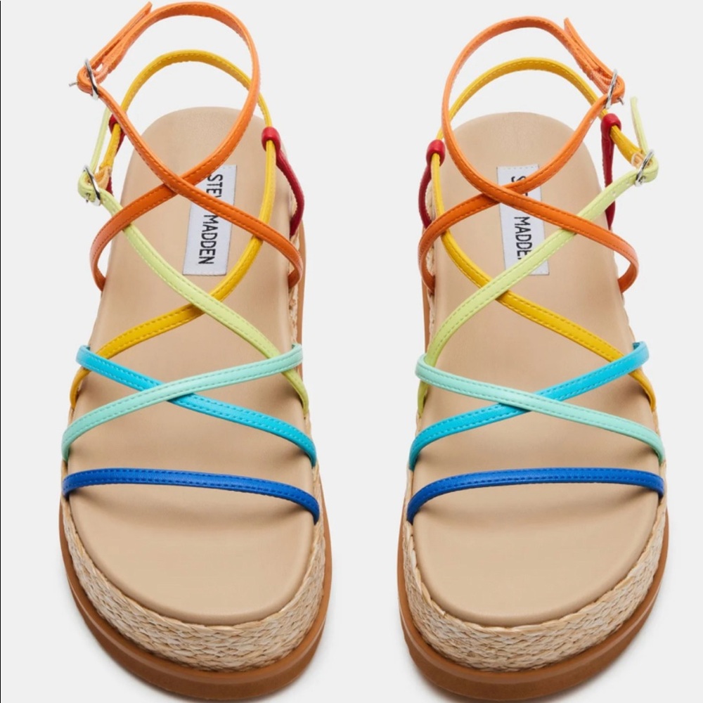 Multi-colored sandals